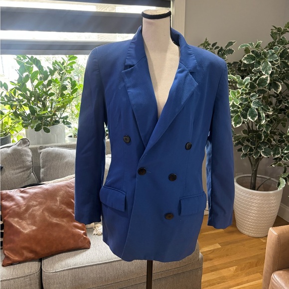 Christian Dior Women's Paris BlazerSuit Jacket Size:6 NEW YORKBlue